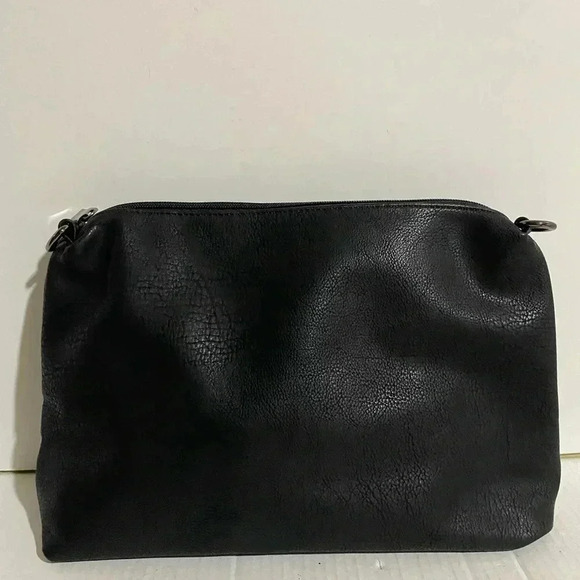 Handmade black PVC leather satchel handbag - Picture 8 of 14